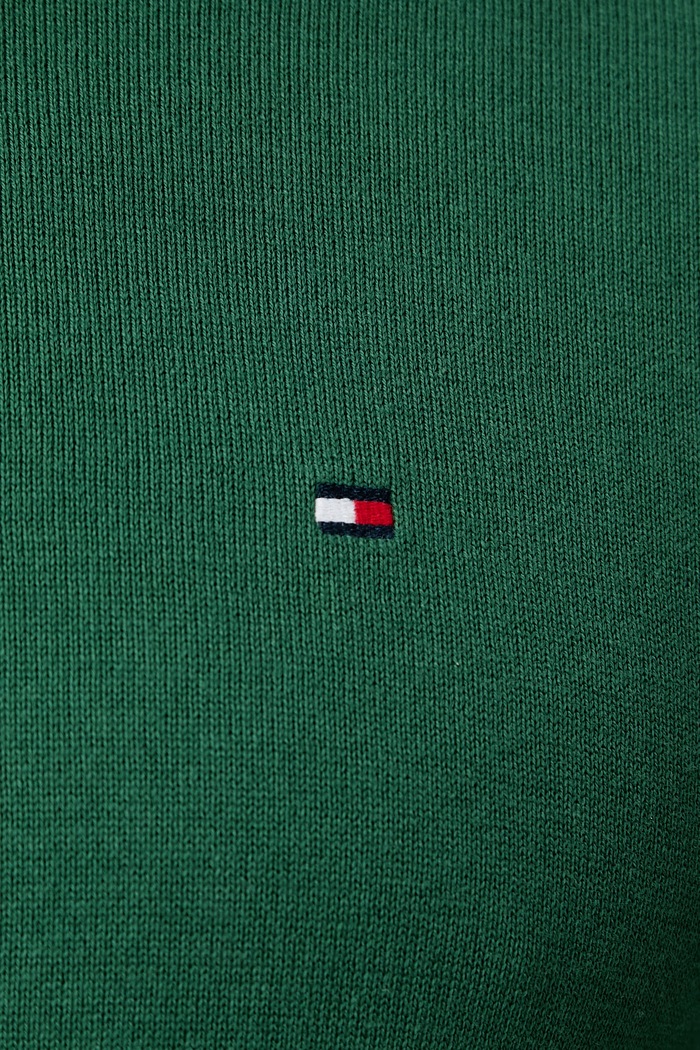 Tommy Hilfiger sveter pánsky bavlnený MW0MW39999. zelená