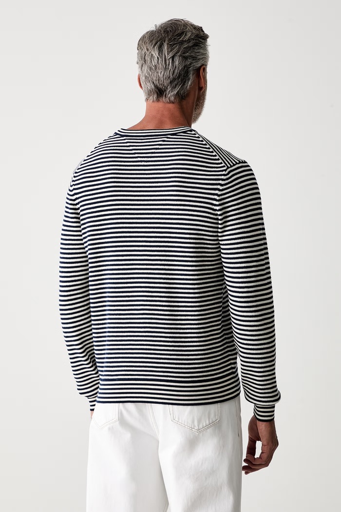 Odzież Tommy Hilfiger sweter męski bawełniany MW0MW42799 granatowy