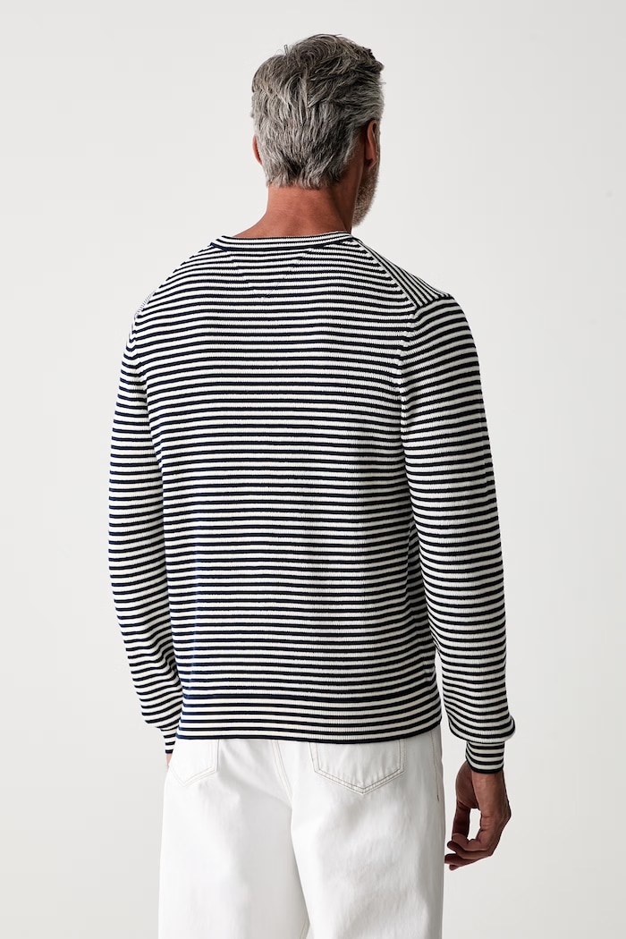 Odzież Tommy Hilfiger sweter męski bawełniany MW0MW42799 granatowy