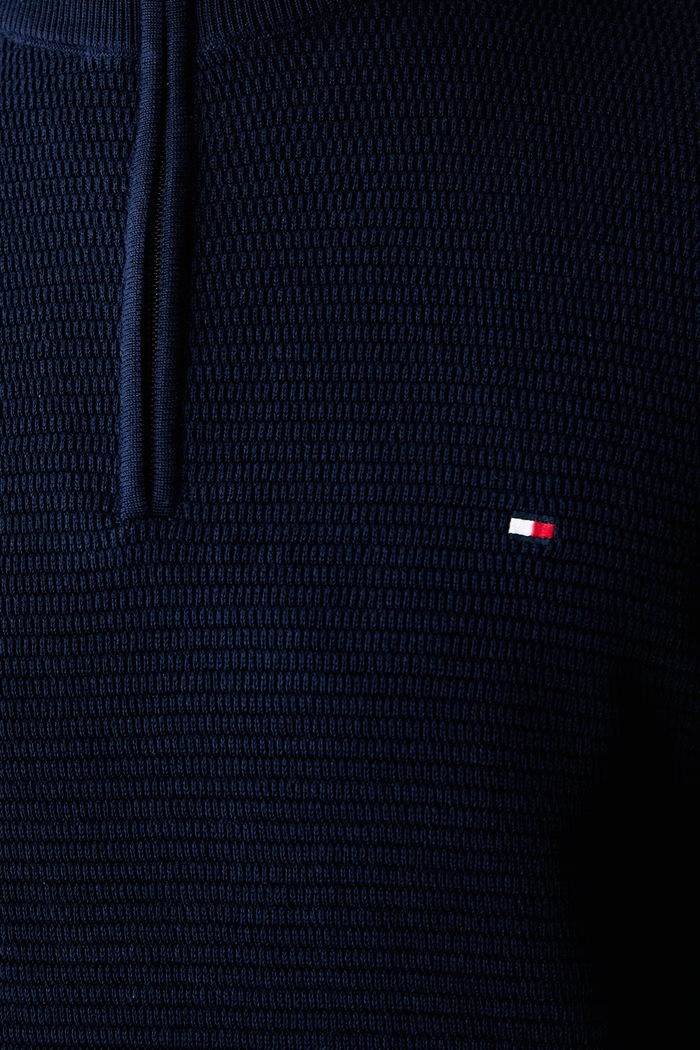 Tommy Hilfiger sweter męski bawełniany MW0MW42916 granatowy