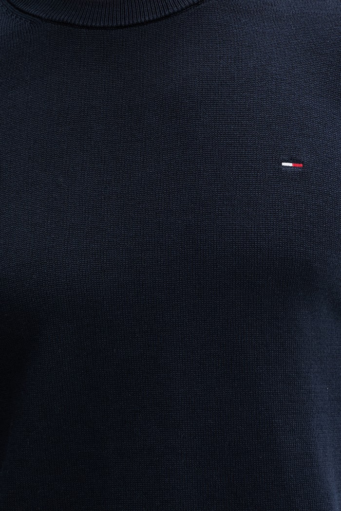 Tommy Jeans sveter pánsky bavlnený DM0DM22853 tmavomodrá