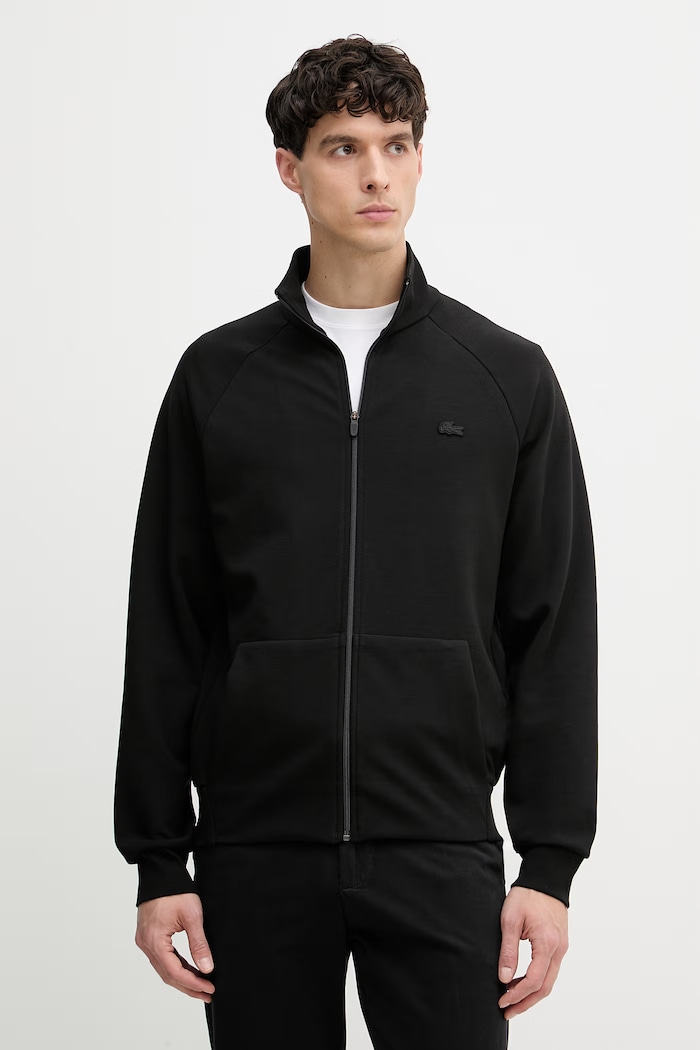 Lacoste rozepínací mikina pánská černá SH9559