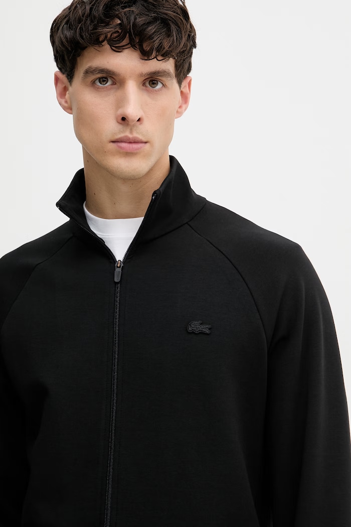 Lacoste rozepínací mikina pánská černá SH9559