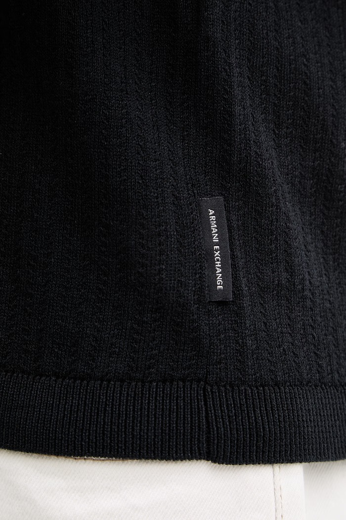 Armani Exchange tricou bărbați din bumbac XM002439.AF22249 bleumarin