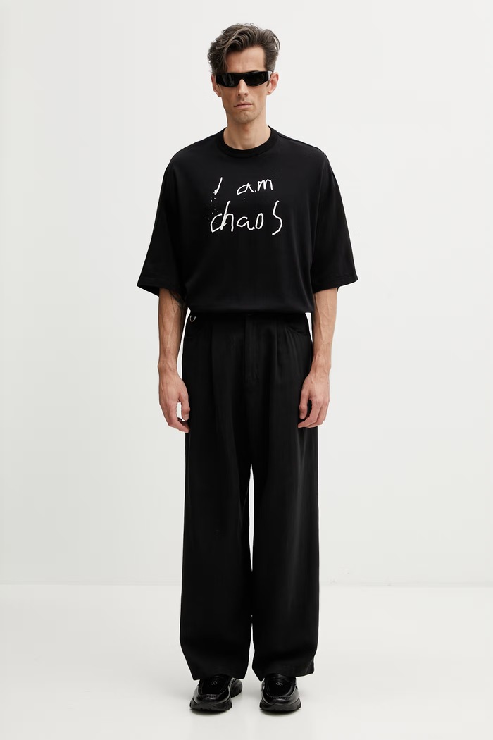Undercover PULLOVER t-shirt βαμβακερό Ανδρικό UP1F4808 μαύρο
