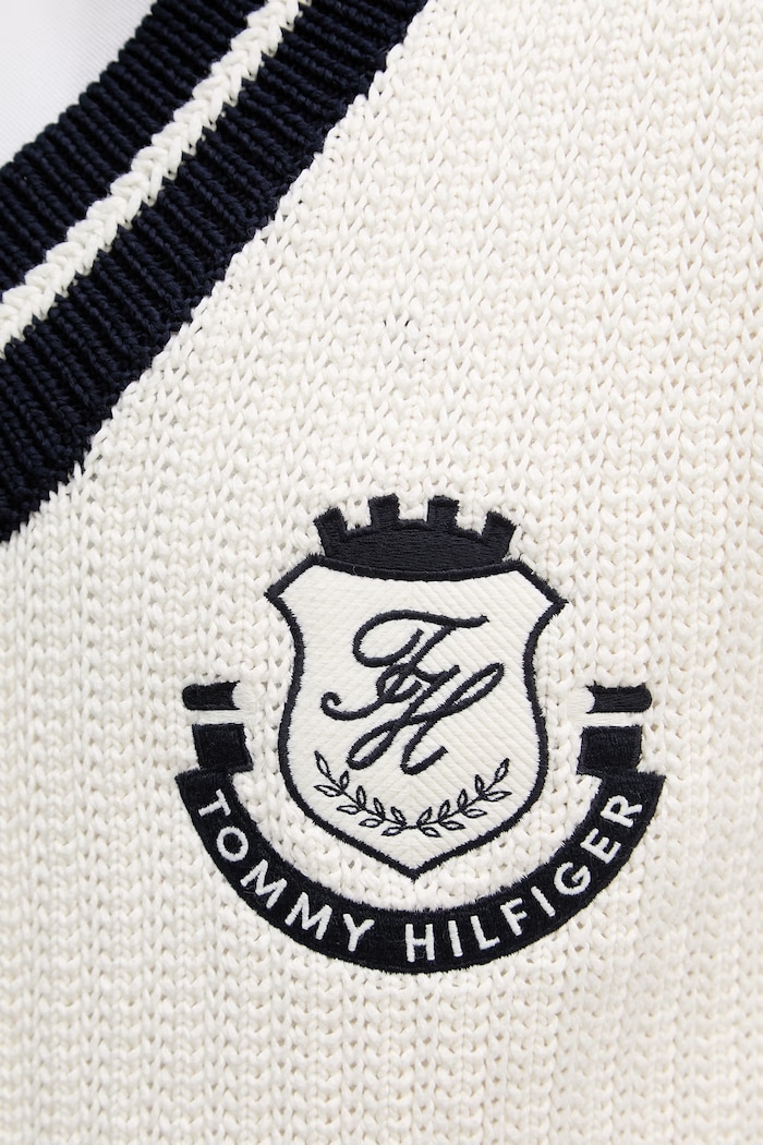 Tommy Hilfiger vesta pánska bavlnená MW0MW42921 béžová