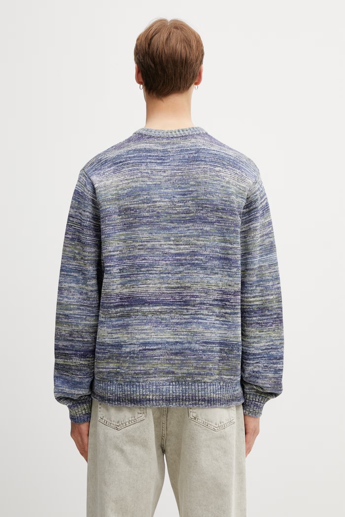 Îmbrăcăminte Carhartt WIP Keenan Sweater pulover din bumbac bărbătesc I036171.3OXXX bleumarin
