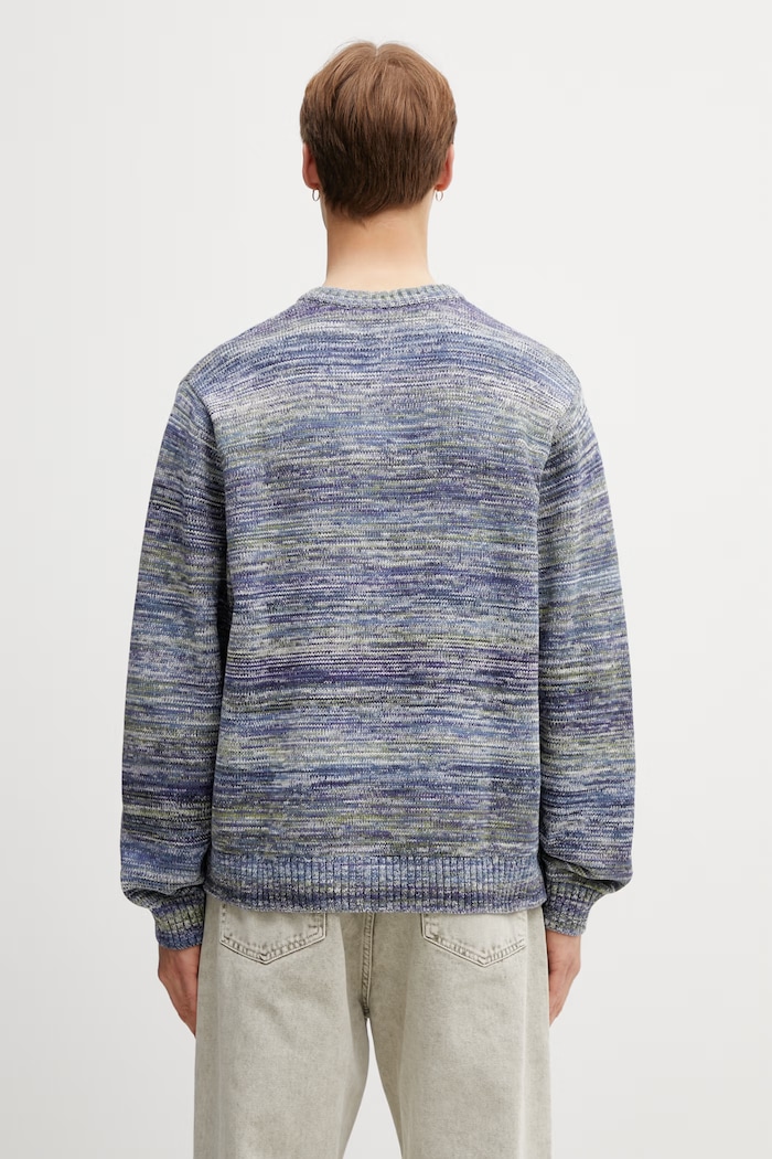 Îmbrăcăminte Carhartt WIP Keenan Sweater pulover din bumbac bărbătesc I036171.3OXXX bleumarin