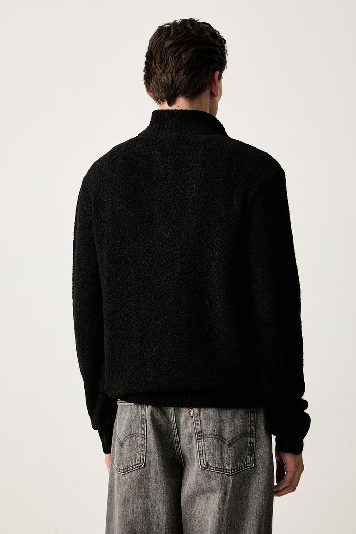 Odzież G-Star sweter męski Boucle skipper D27112.E213 czarny