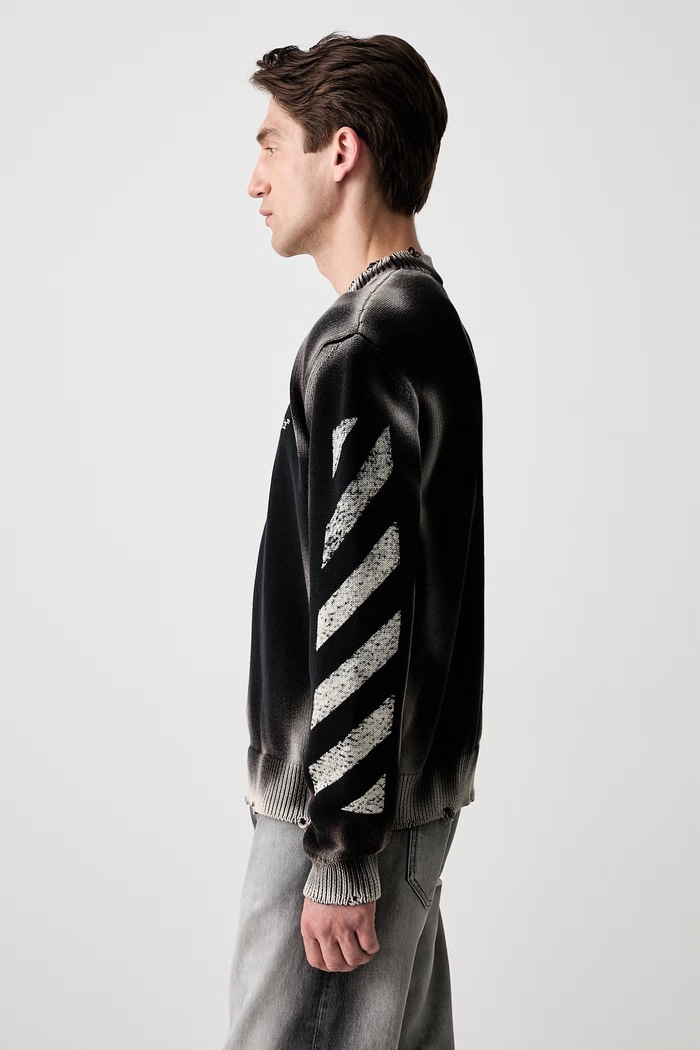 Off-White sveter bavlnený pánsky 44MHE20US26K003001 čierna SS26