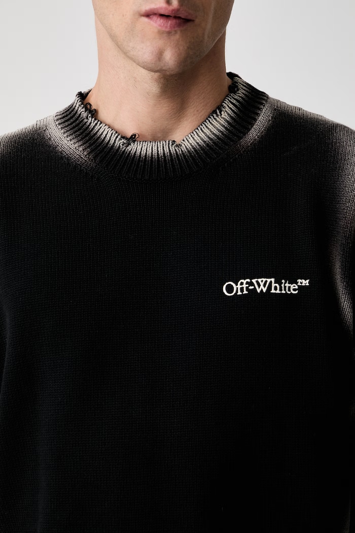 Off-White sveter bavlnený pánsky čierna 44MHE20US26K003001