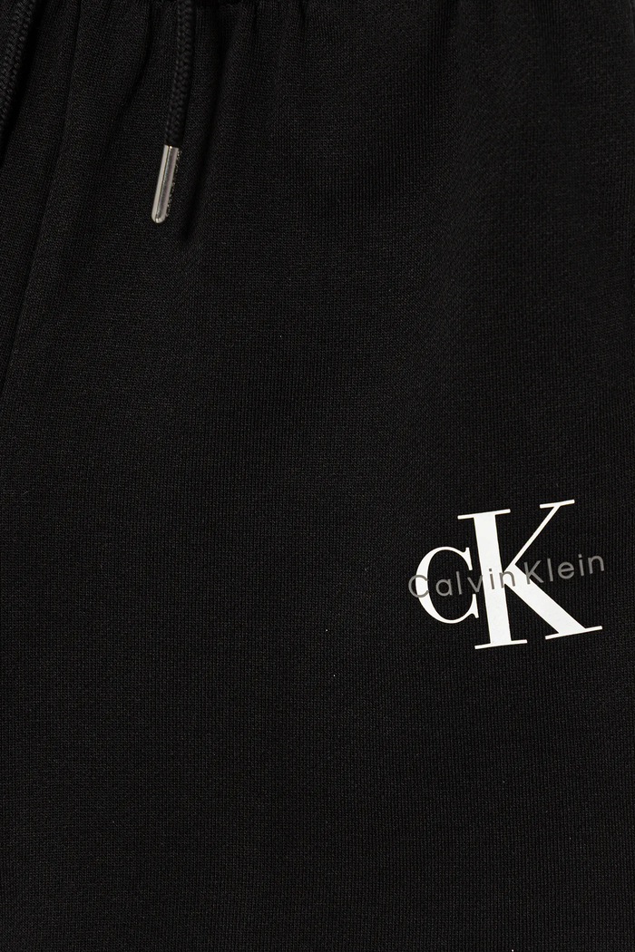Băieți Calvin Klein Jeans pantaloni scurți din bumbac pentru copii IU0IU00723.128.176.PPY2 negru