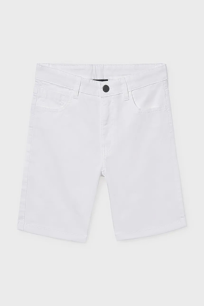 Mayoral pantaloni scurți copii 231.7G.Junior.PPY2 alb SS26