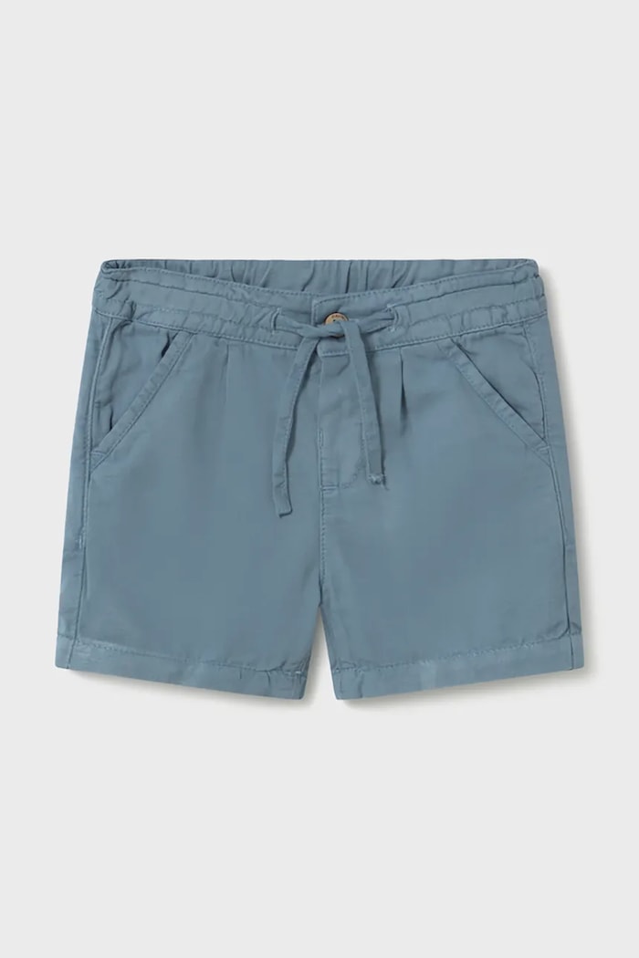 Mayoral pantaloni scurți din amestec de in pentru copii casual albastru 1220.3F.Baby.PPY2