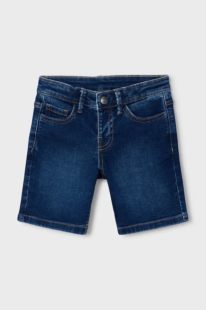 Mayoral pantaloni scurți din denim pentru copii casual bleumarin 3205.5D.Mini.PPY2