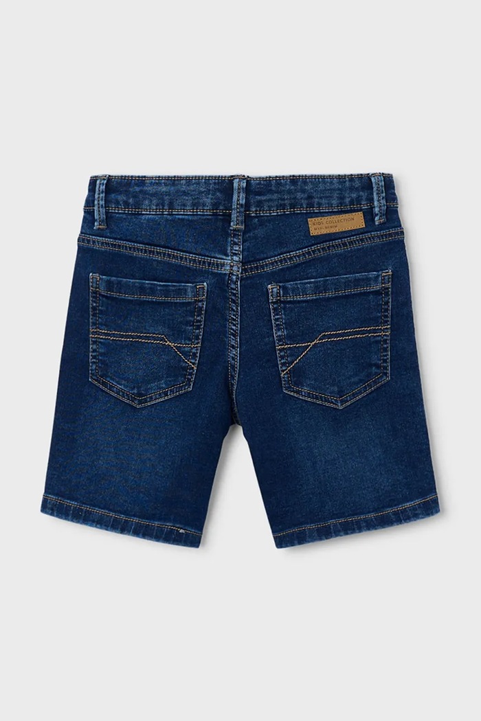 Mayoral pantaloni scurți din denim pentru copii 3205.5D.Mini.PPY2 bleumarin SS26