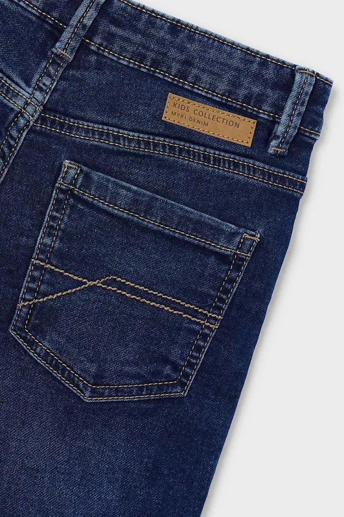 Băieți Mayoral pantaloni scurți din denim pentru copii 3205.5D.Mini.PPY2 bleumarin