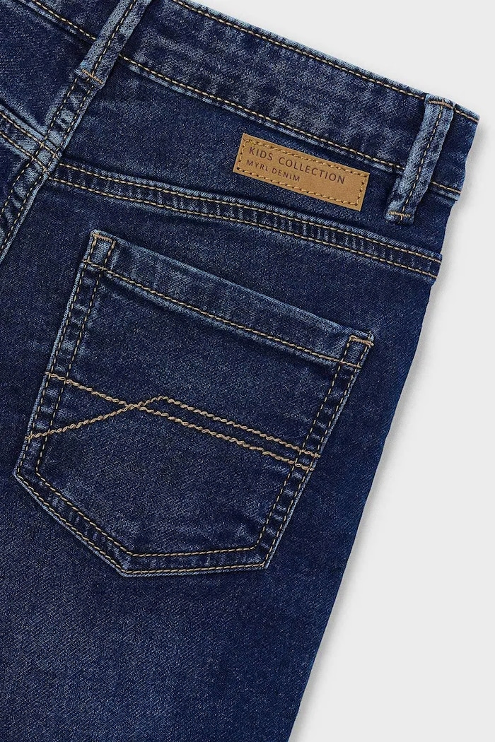 Băieți Mayoral pantaloni scurți din denim pentru copii 3205.5D.Mini.PPY2 bleumarin