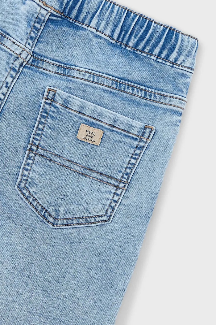 Mayoral pantaloni scurți din denim pentru copii albastru 3210.5H.Mini.PPY2