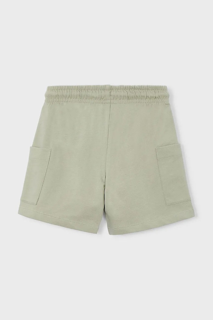 Băieți Mayoral pantaloni scurți din bumbac pentru copii 3211.5H.Mini.PPY2 verde