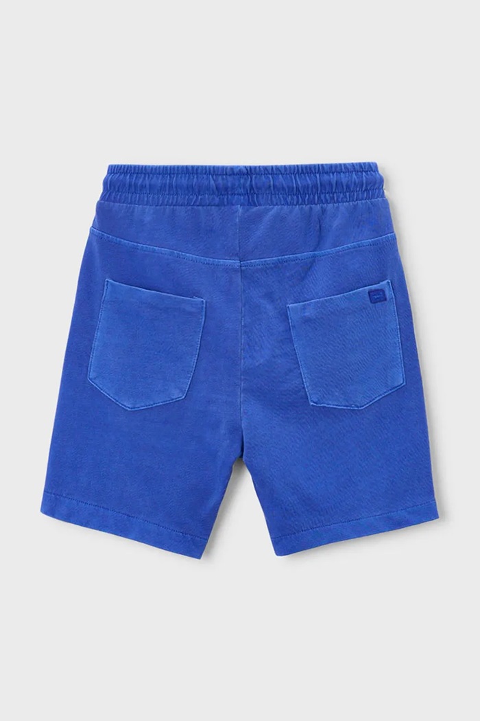 Mayoral pantaloni scurți din bumbac pentru copii 3215.5J.Mini.PPY2 albastru SS26