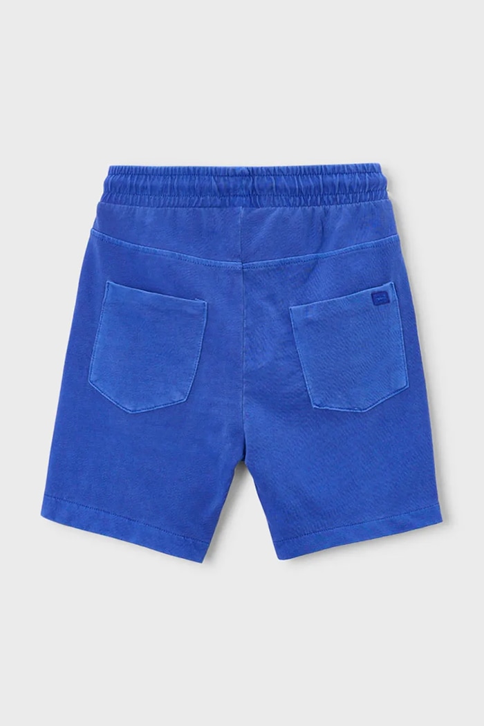 Mayoral pantaloni scurți din bumbac pentru copii 3215.5J.Mini.PPY2 albastru SS26