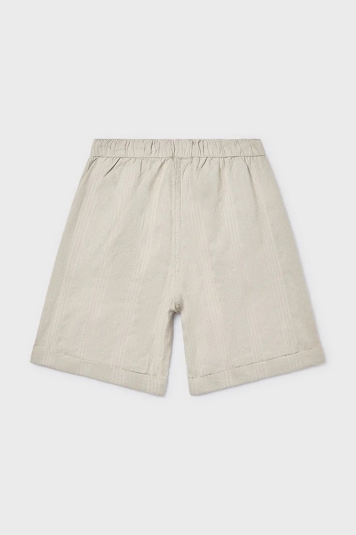 Băieți Mayoral pantaloni scurți din bumbac pentru copii 6215.7B.Junior.PPY2 bej