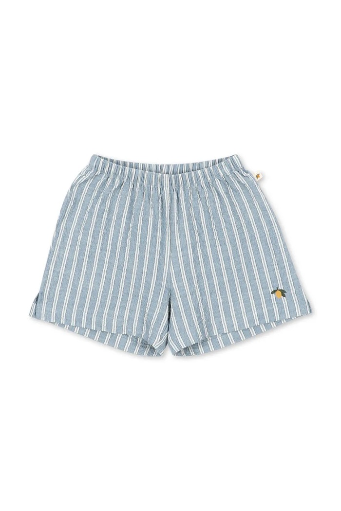 Detské krátke nohavice Konges Sløjd ELLIOT SHORTS GOTS KS104781.PPY2 modrá SS26