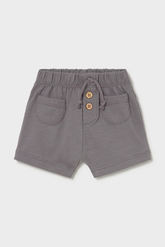 Παιδικό βαμβακερό σορτς Mayoral Newborn casual γκρί 1273.1R.Newborn.PPY2