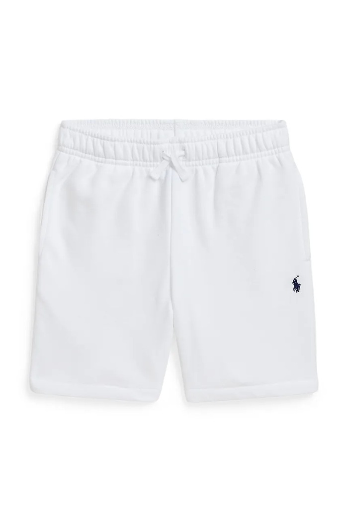 Polo Ralph Lauren Pantaloni scurți pentru copii cu bumbac alb 322964135001