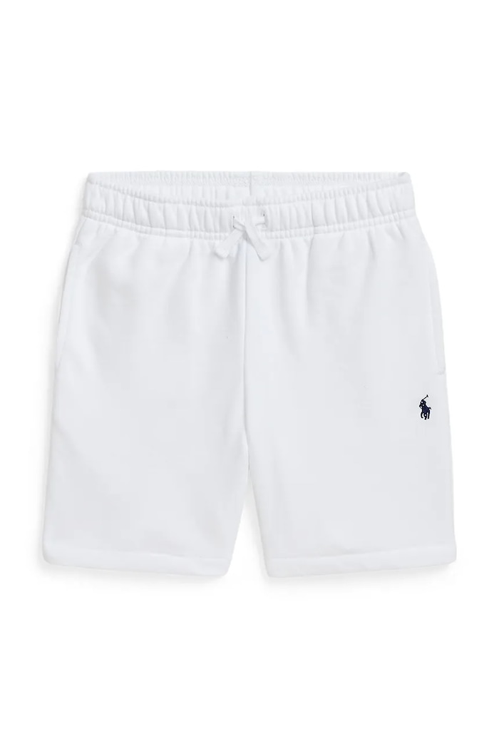 Polo Ralph Lauren Pantaloni scurți pentru copii cu bumbac alb 322964135001