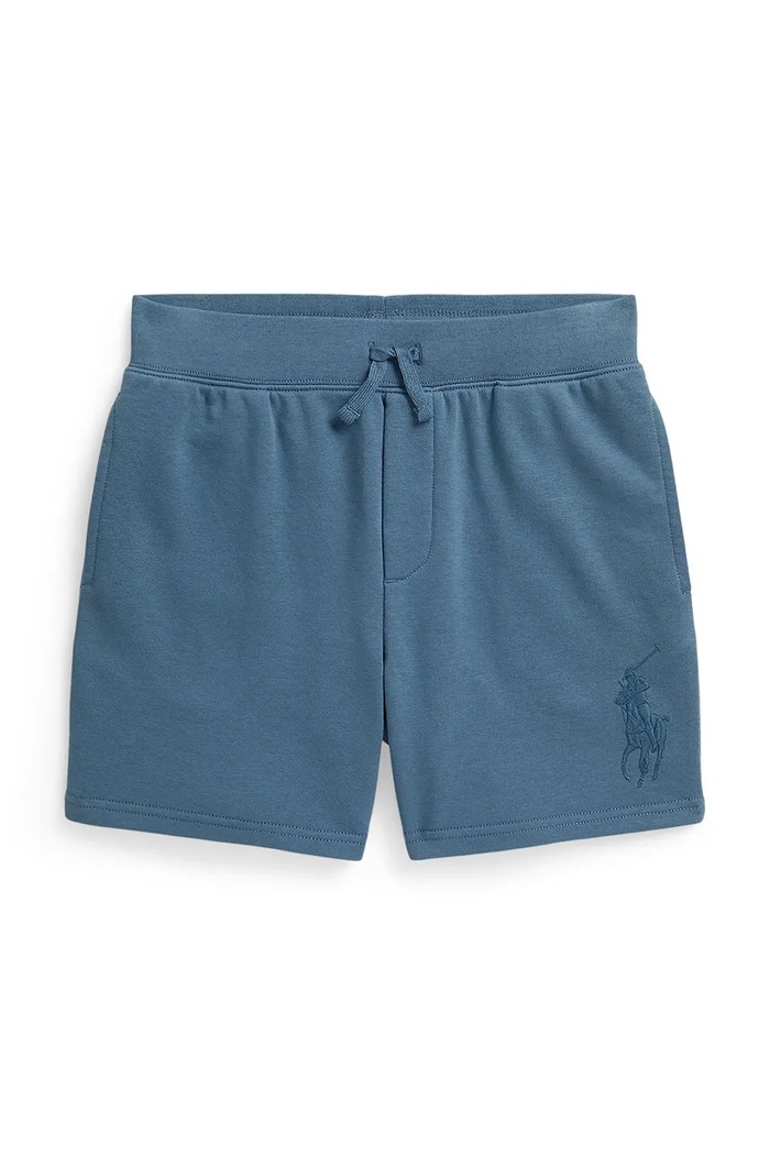 Detské krátke nohavice Polo Ralph Lauren pletenina modrá 323A12258001