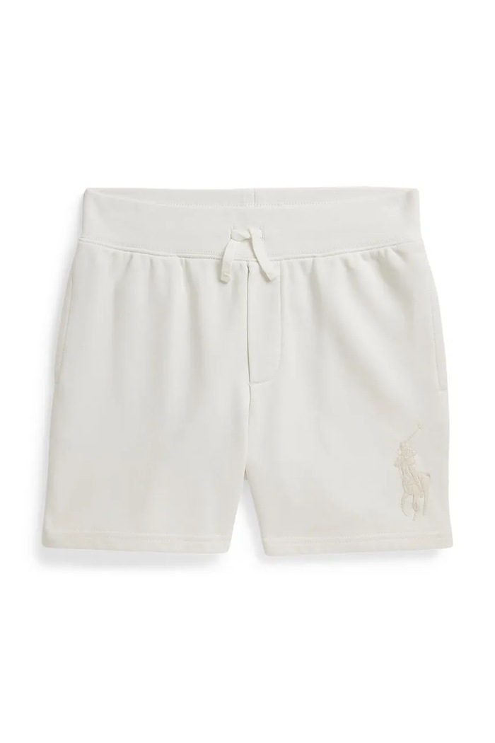 Detské krátke nohavice Polo Ralph Lauren pletenina biela 323A12258004