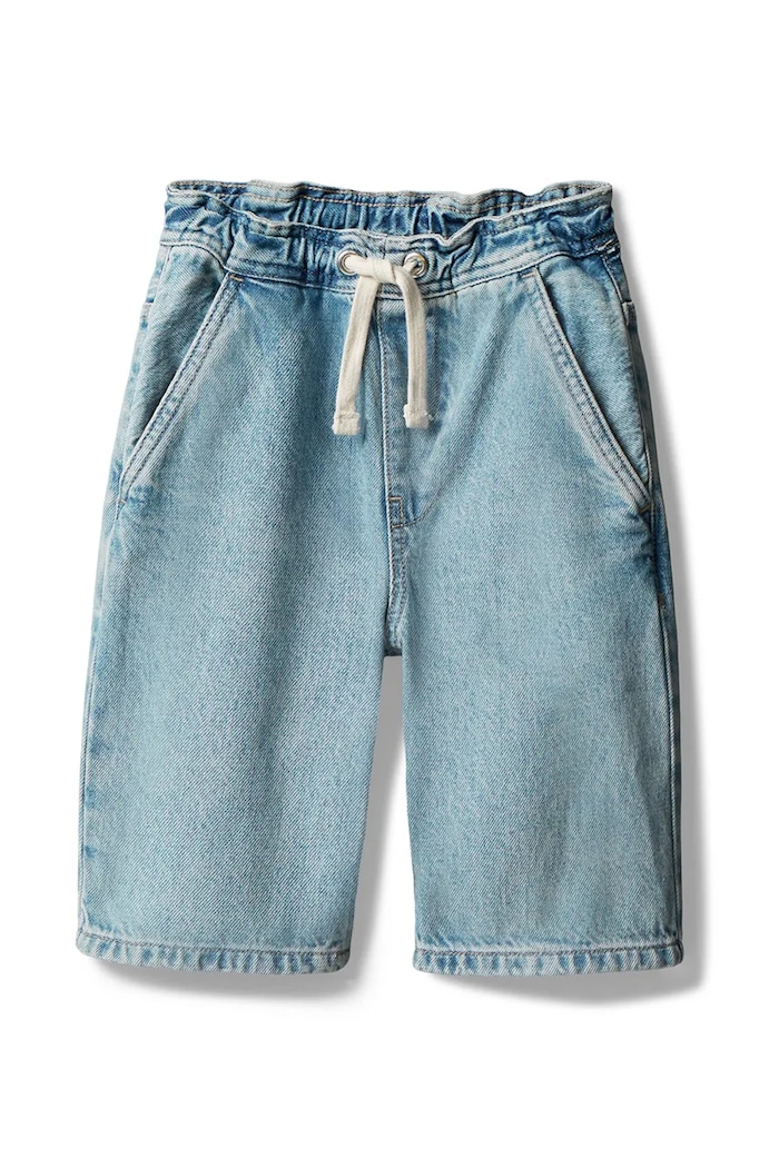 Calvin Klein Jeans šortky detské rifľové LVCKSJC41B.128.176.PPY2 modrá SS26