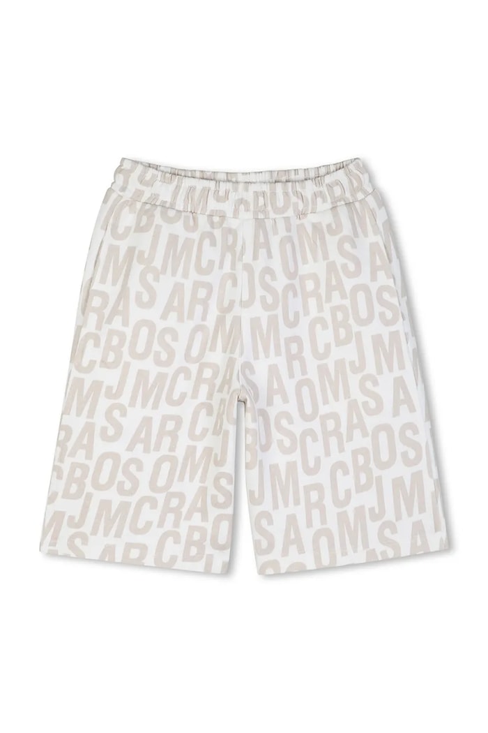 Marc Jacobs pantaloni scurți de trening pentru copii din bumbac bej W60783.114.150