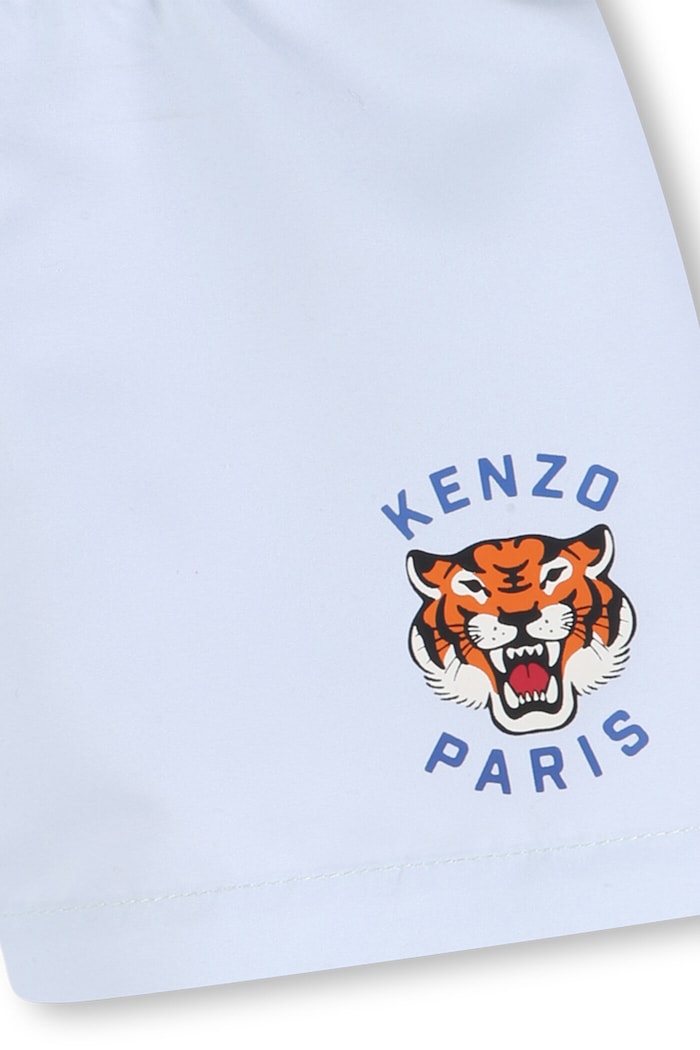 Chlapec Detské plavkové šortky Kenzo Kids K61704.86.102 modrá