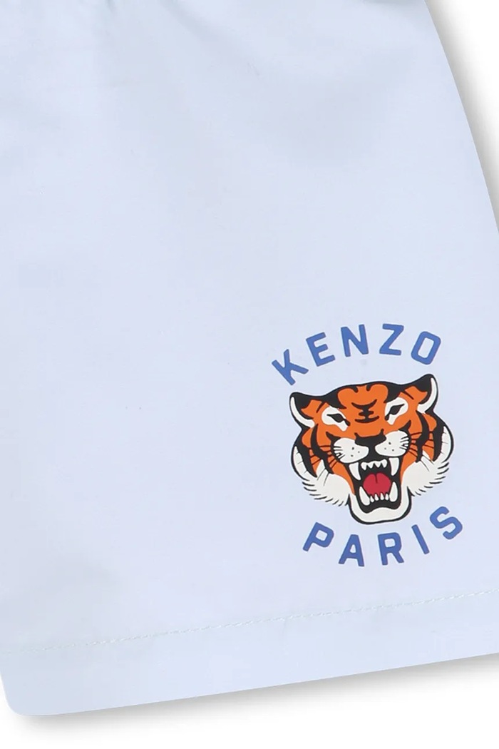 Chlapec Plavkové šortky pre bábätká Kenzo Kids K61704.74.81 modrá
