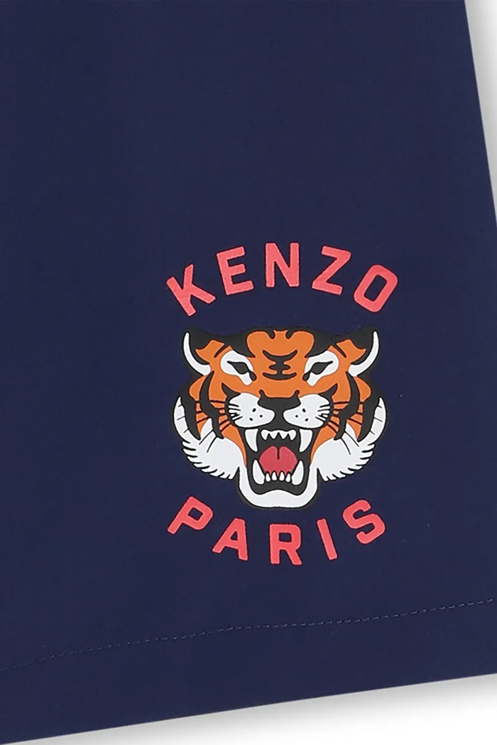 Chłopiec Kenzo Kids szorty kąpielowe dziecięce K61619.162 granatowy