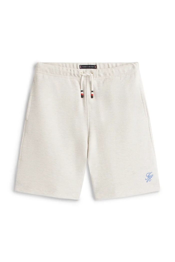 Tommy Hilfiger pantaloni scurți de trening pentru copii, din bumbac KB0KB10241.128.176.PPY2 bej SS26