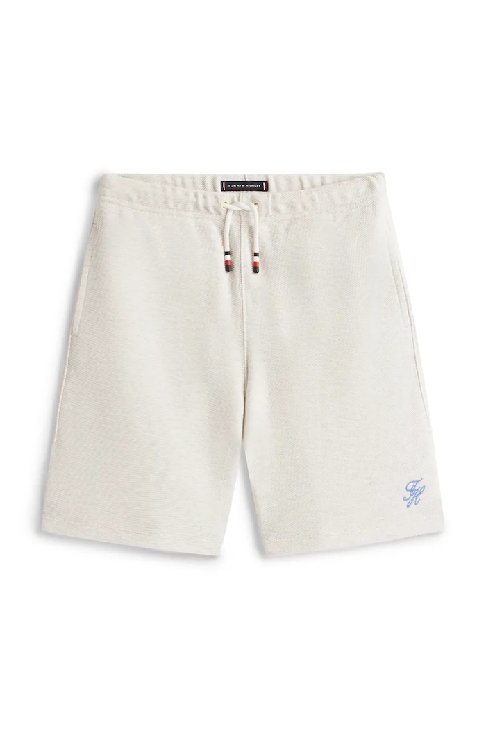 Tommy Hilfiger pantaloni scurți de trening pentru copii, din bumbac KB0KB10241.128.176.PPY2 bej SS26