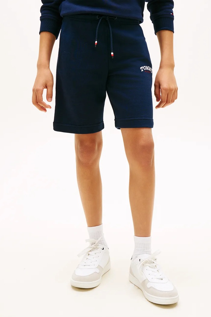 Tommy Hilfiger pantaloni scurți de trening pentru copii, cu bumbac bleumarin KB0KB10242.92.122.PPY2