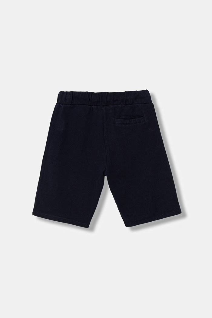 Guess szorty bawełniane dziecięce L6GD02.KA6R4.PPY2.M granatowy SS26
