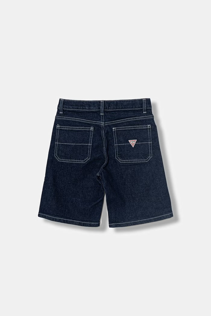 Guess šortky detské rifľové L6GD12.D8110.PPY2.M tmavomodrá SS26