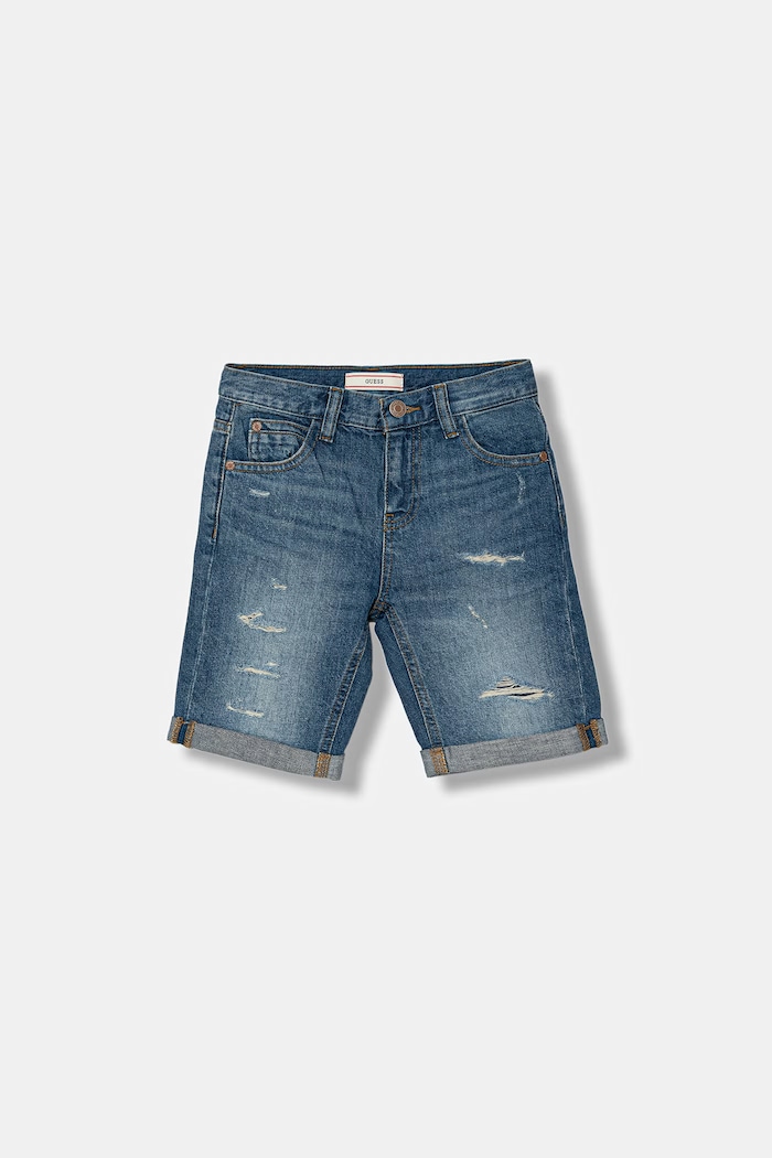 Guess pantaloni scurți din denim pentru copii casual albastru L6GD06.D41E0.PPY2.M