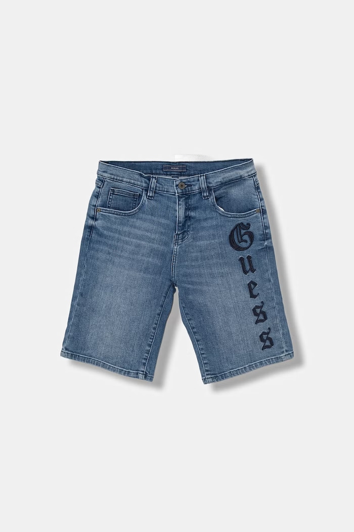 Guess bermudy detské rifľové modrá L6GD11.D4GV0.PPY2.M