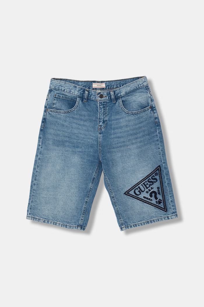 Guess pantaloni scurți pentru copii, cu in albastru L6GD18.D41E0.PPY2.M