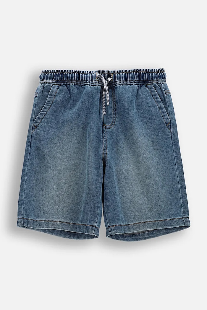 Coccodrillo pantaloni scurți pentru copii, cu bumbac albastru WC6123701CJB