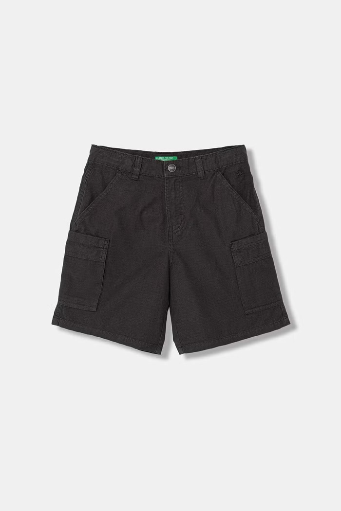 United Colors of Benetton šortky cargo detské bavlnené sivá 456SC904V.G.seasonal