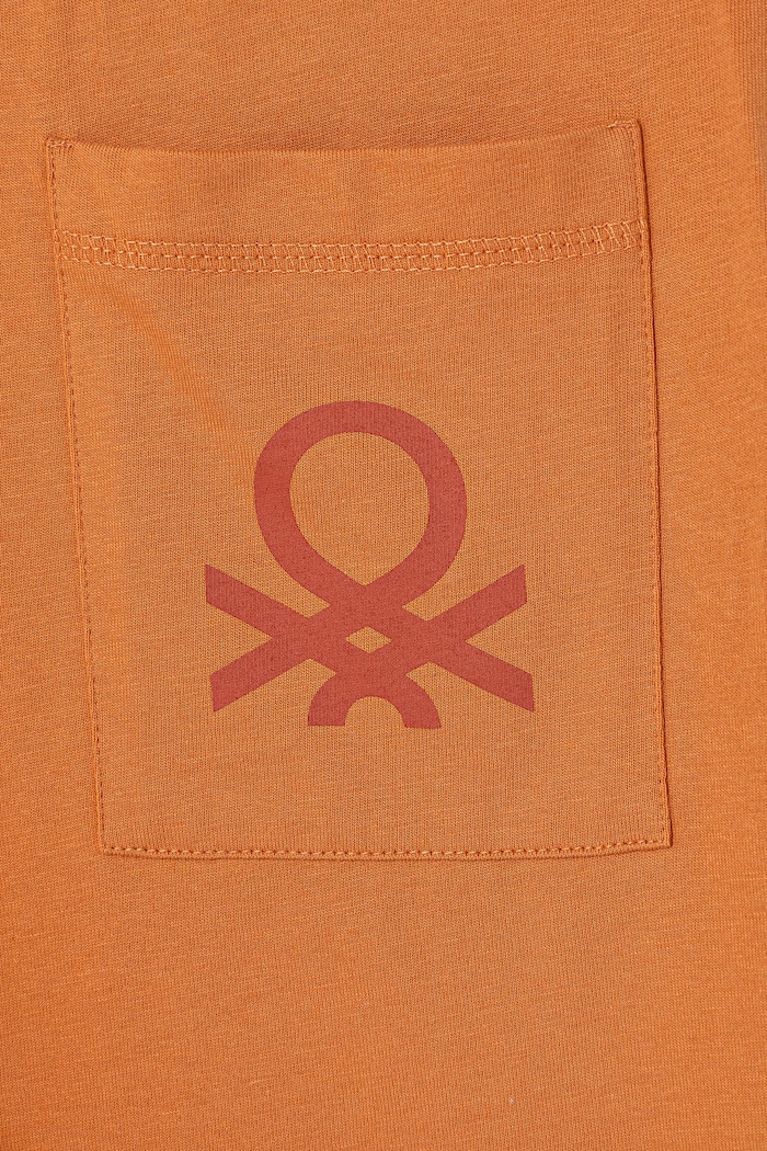 United Colors of Benetton teplákové šortky detské bavlnené oranžová 3BL0C903L.G.season.PPY2