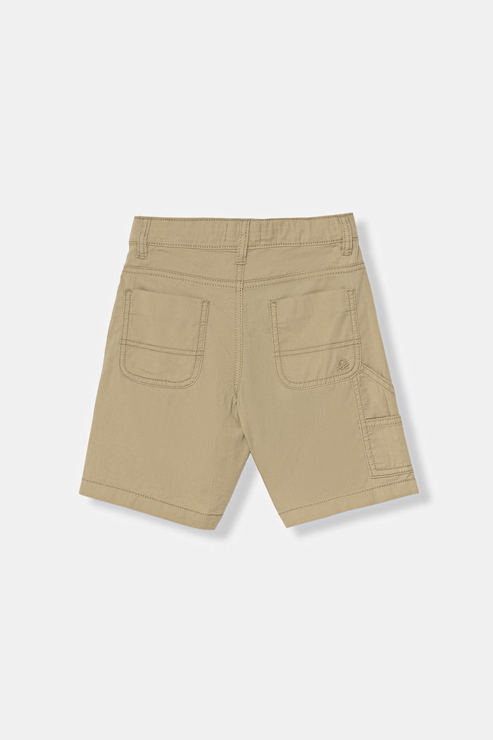United Colors of Benetton šortky cargo detské bavlnené 47RGC902U.G.season.PPY2 zelená SS26